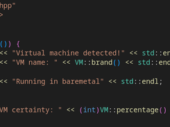 Library usage example